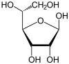 Beta-D-Allofuranose.svg