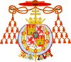 Coat of Arms of Luis María de Borbón y Vallabriga, Cardinal, Archbishop of Toledo and Seville.svg