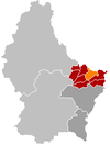Localisation de Echternach au Luxembourg