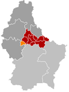 Localisation de Mertzig au Luxembourg