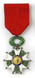 Chevalier de l'ordre national de la Légion d'Honneur