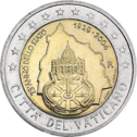 Pièce commémorative de 2 € du Vatican en 2004
