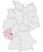 Localisation de l'arrondissement en Allemagne