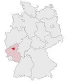 Localisation de l'arrondissement en Allemagne