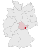 Localisation de l'arrondissement en Allemagne