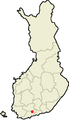 Localisation de Hyvinkää en Finlande