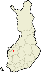 Localisation d'Ilmajoki en Finlande