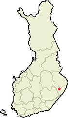 Localisation de Rääkkylä en Finlande