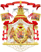 Full Ornamented Royal Coat of Arms of Spain (1700-1761).svg