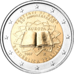 2 € Italie 2007 - Traité de Rome