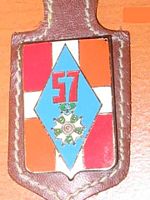 Pucelle régimentaire du 57e régiment d'infanterie.