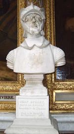 Buste de John Stuart à la galerie des batailles du château de Versailles
