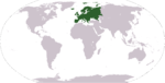Localisation de l’Europe sur Terre.