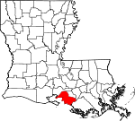 Situation de la paroisse de Sainte-Marie en Louisiane