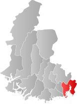 Carte de Kristiansand