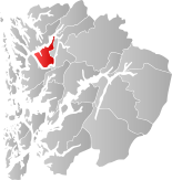 Carte de Osterøy