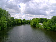 La rivière l'Assomption en été