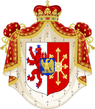 Coat of arms of Napoleon Bonaparte Louis Grand Duke of Cleves and Berg.svg