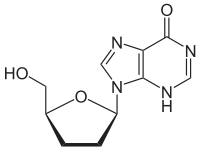 Structure chimique de la didanosine