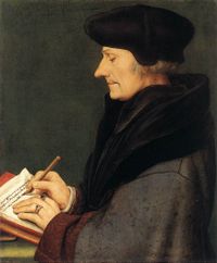 Desiderius Erasmus, peinture de Hans Holbein le Jeune