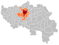 Carte de la province de Liège