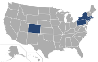 Map - College Hockey - Atlantic Hockey states.svg