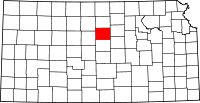 Map of Kansas highlighting Lincoln County.svg