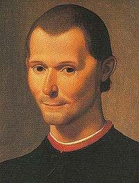 Portrait posthume de Nicolas Machiavel (détail), par Santi di Tito