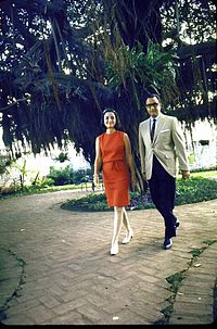 Hope Portocarrero Somoza et Anastasio Somoza Debayle, en 1967.