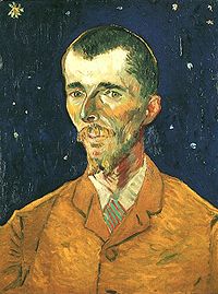 Vincent van Gogh, Portrait d'Eugène Boch, appelé aussi le Poète ou le Peintre aux étoiles, 1888