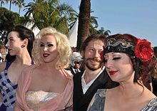 Les acteurs du film sur la croisette à Cannes