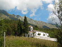 photographie de l'église de pèlerinage de Monteaperta