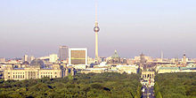 Vue panoramique du centre de Berlin