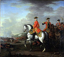 George II à la bataille de Dettingen