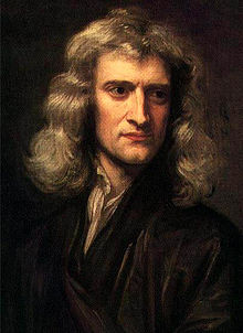 Portrait d’Isaac Newton âgé de 46 ans par Godfrey Kneller (1689)