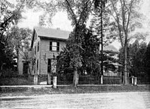 La demeure familiale de Thoreau, en 1860.