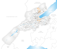 Karte Gemeinden des Bezirks Jura - Nord vaudois 2011.png