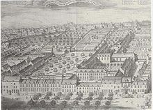 Couvent Ter Rose geplant in Jericho ou « Porta Coeli » à Bruxelles, où Jan Storm était recteur ; gravure du XVIIe siècle