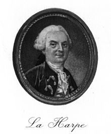 Portrait en médaillon de Jean-François de La Harpe