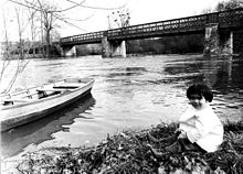 Le pont de Lurais en 1971.