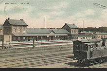 La gare de Libramont au début des années 1900
