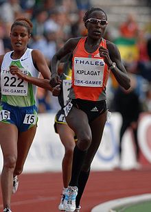 L'athlète Lornah Kiplagat en 2007