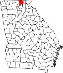 Map of Georgia highlighting Union County.svg