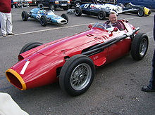 Photo de la Maserati 250F, rivale de la D50 depuis 1954