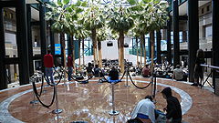Bang on a Can dans l'atrium du World Financial Center en 2007
