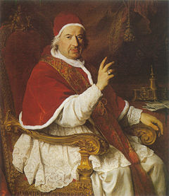 Image du pape Benoît XIV