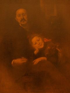 Eugène Carrière: « Séailles et sa fille Andrée »