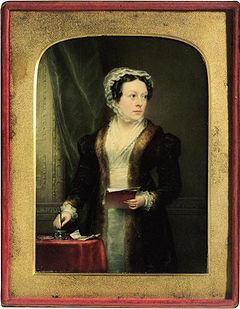 Autoportrait de Christina Robertson, 1822.