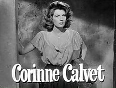 Corinne Calvet in When Willie Comes Marching Home trailer.jpg