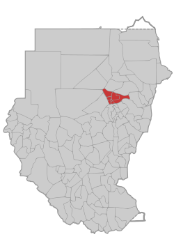 Localisation de l'État dans le Soudan